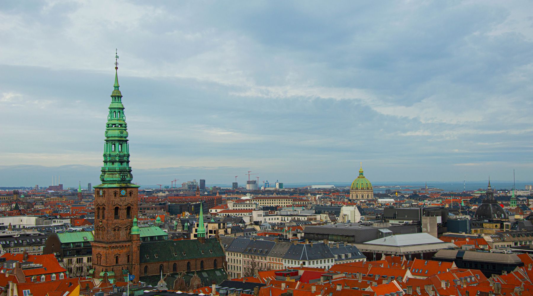 Københavns tage og tårne set fra oven